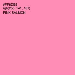 #FF8DB5 - Pink Salmon Color Image